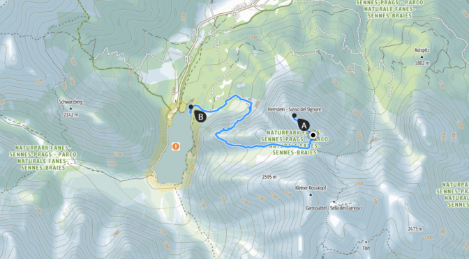 Wandern auf den Herrstein (2419 m, ca. 950 hm), Sextener Dolomiten